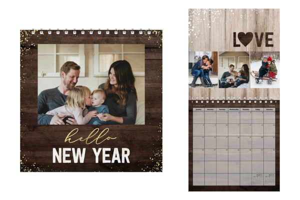 1 Customizable 12x12" Calendar