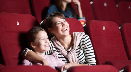 People enjoying movie bundles